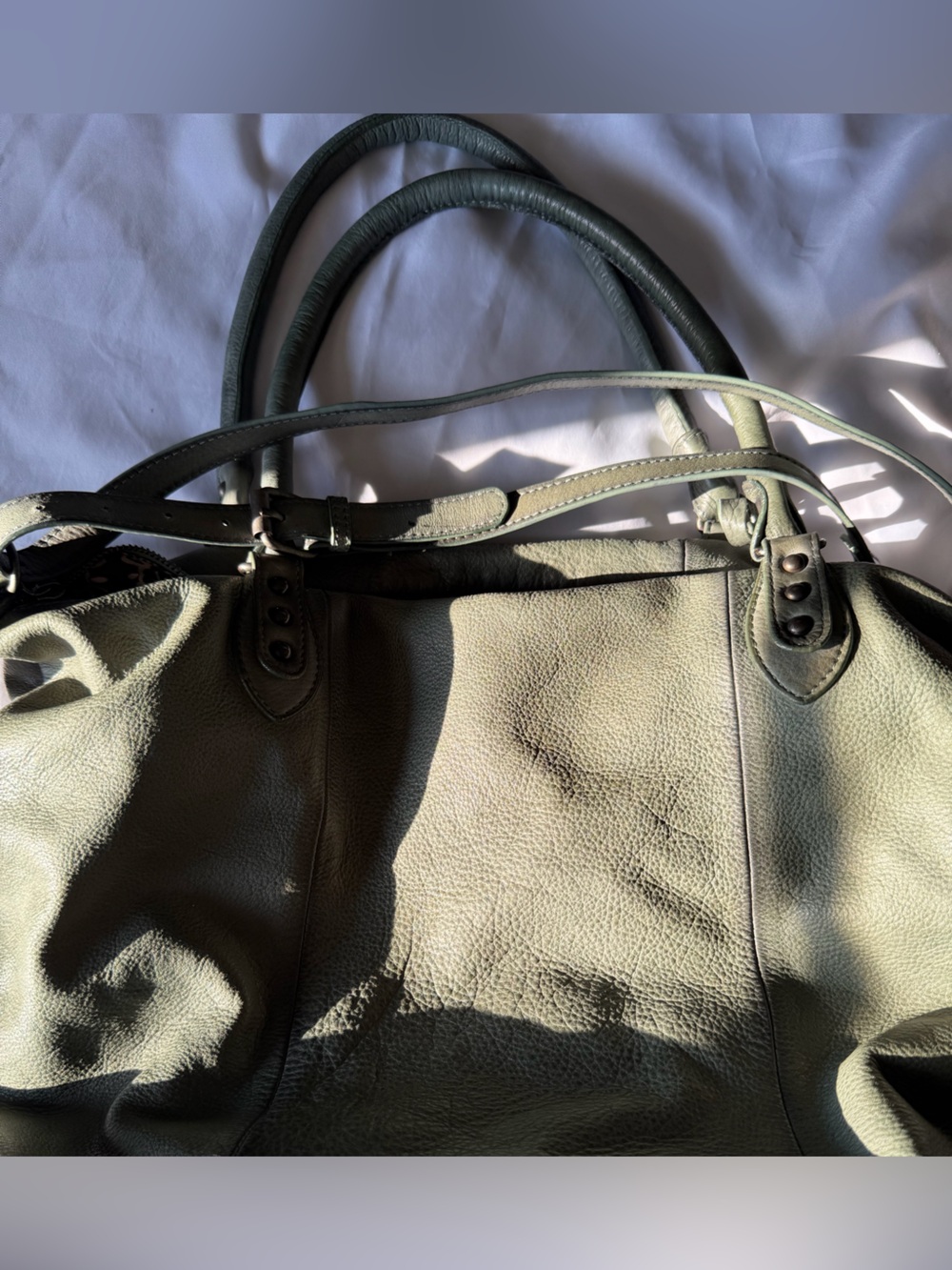 Free People Emerson tote in secret sage - Picture 3 of 10